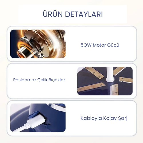 Taşınabilir Elektrikli Soyucu – Şarjlı Otomatik Meyve ve Sebze Soyma Cihazı